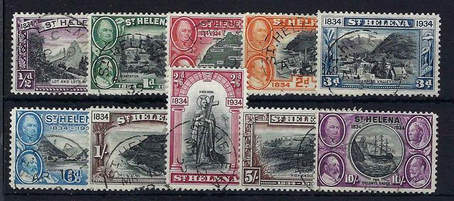 Image of St Helena SG 114/23 FU British Commonwealth Stamp